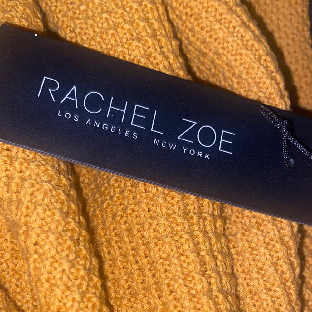 RACHEL ZOE 100% Cotton Textured Knit Cardigan Sweater - Picture 3 of 4